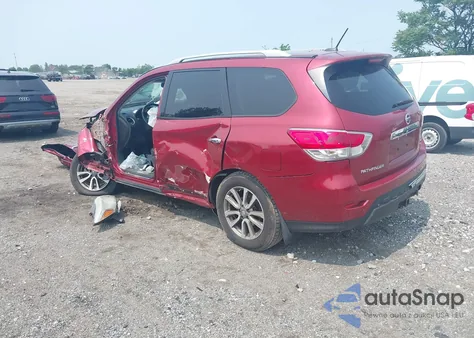 2014 Nissan Pathfinder Sl z USA, uszkodzony, nr VIN 5N1AR2MM5EC683575